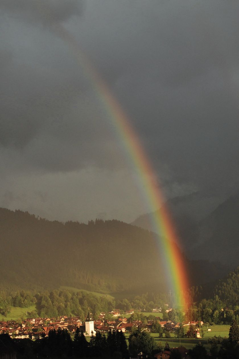 Regenbogen in Bad Oberdorf