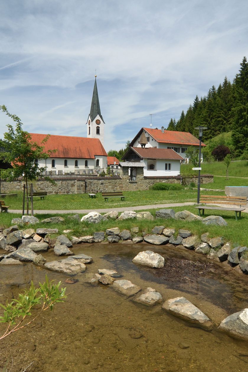 Kneippanlage in Unterjoch