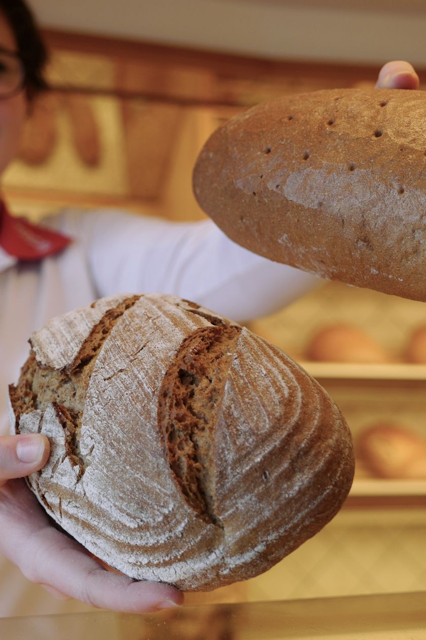 Frisches Brot vom Bäcker